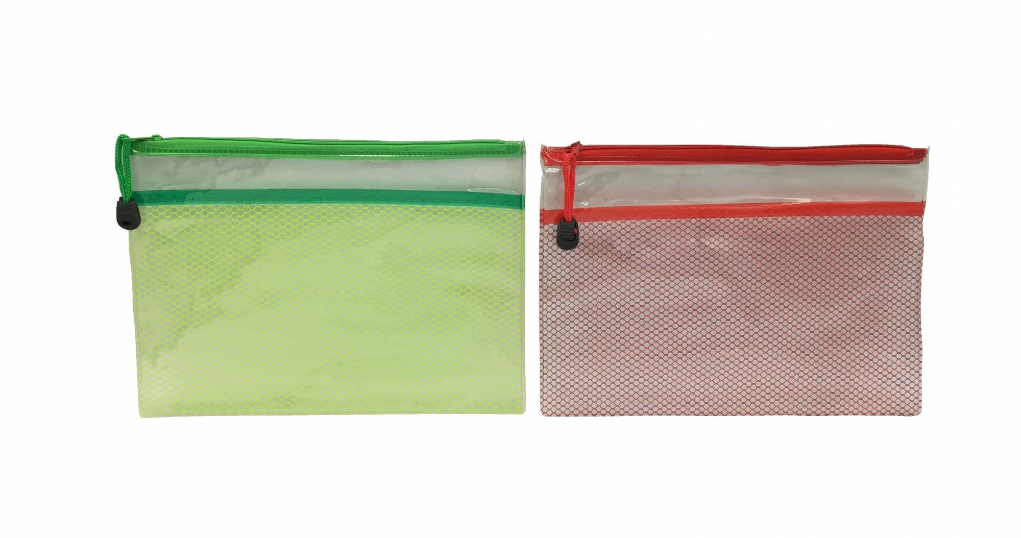 Mesh A5 Transparent Zip Bag